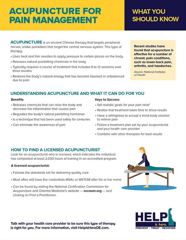 Acupuncture for Pain Management